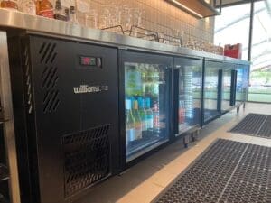 Club Helensvale Willams Back Bar Refrigeration